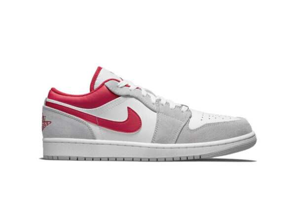 Giày Air Jordan 1 Low SE ‘Light Smoke Grey Gym Red’ Like Auth