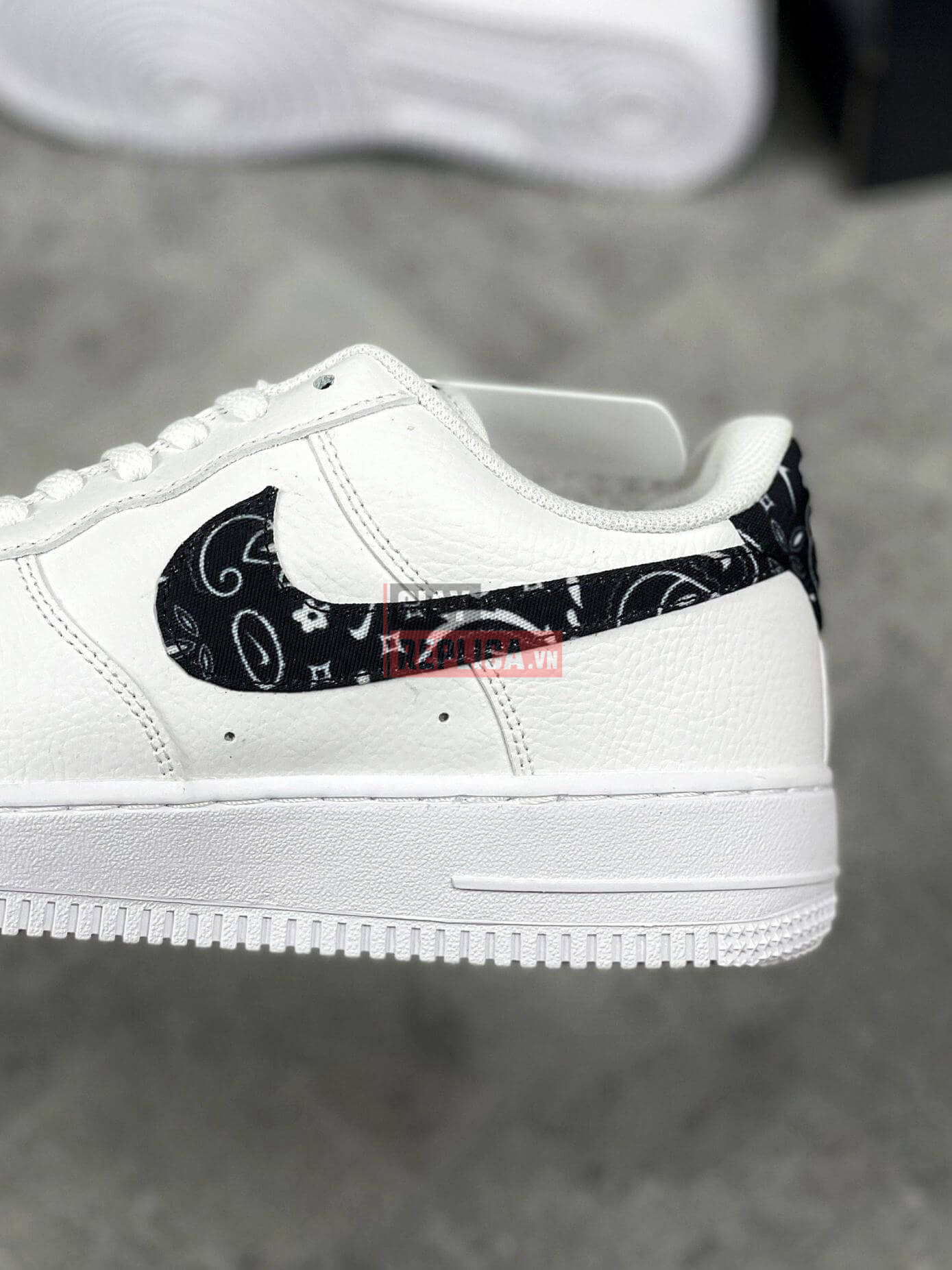 Giày Nike Air Force 1 ’07 Essentials ‘Black Paisley’ Like Auth