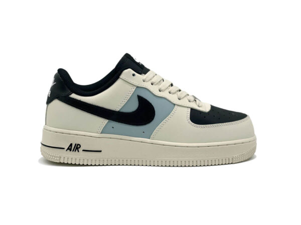 Giày Nike Air Force 1 Low Cream Black Swoosh Like Auth