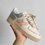 Giày Nike Air Force 1 Low Custom Paisley Dây Thừng Like Auth