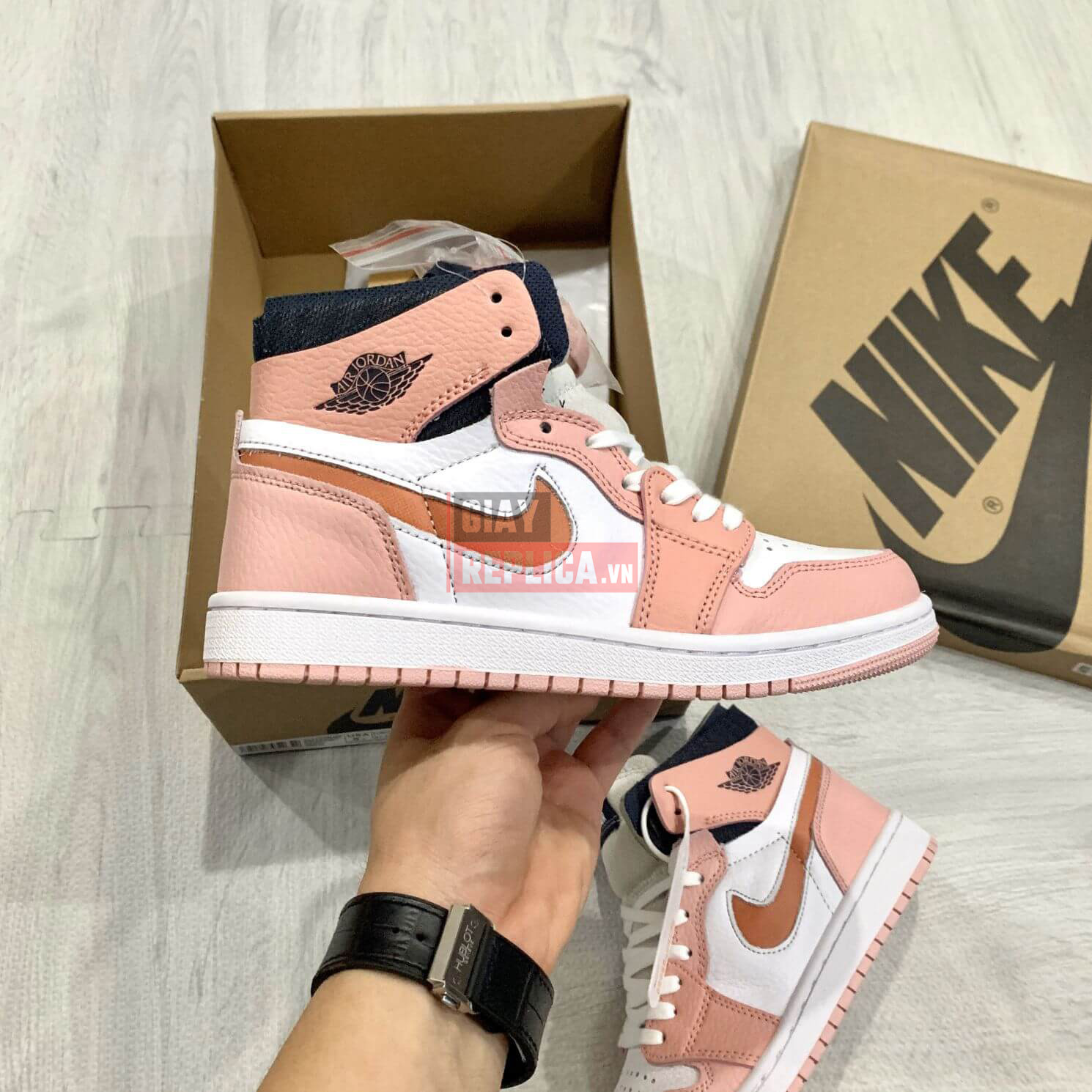 Giày Nike Air Jordan 1 High Zoom Air CMFT Pink Glaze
