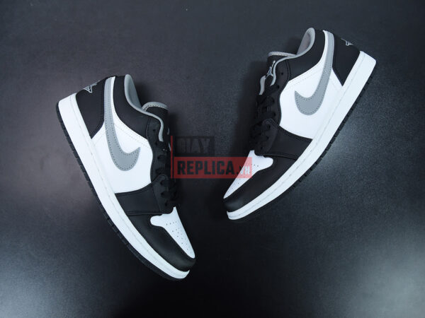 Giày Nike Air Jordan 1 Low Black White Grey Like Auth