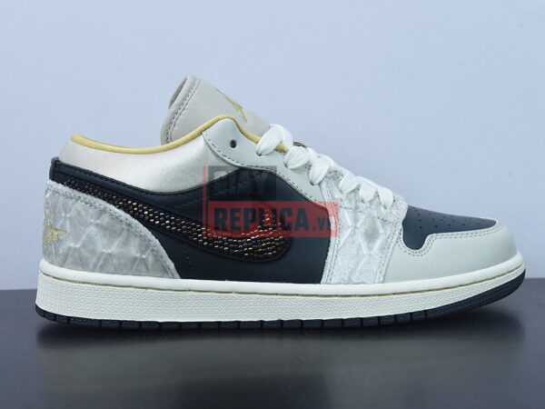 Giày Nike Air Jordan 1 Low ‘Beaded Swoosh’ Like Auth