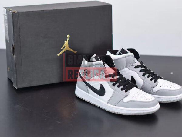 Giày Nike Air Jordan 1 Mid Light Smoke Grey Like Auth