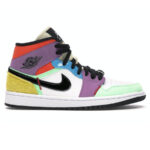 Giày Nike Air Jordan 1 Mid SE Multi Color Like Auth