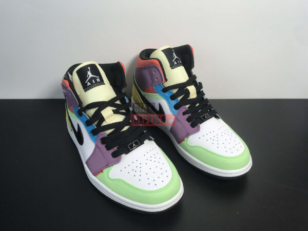 Giày Nike Air Jordan 1 Mid SE Multi Color Like Auth