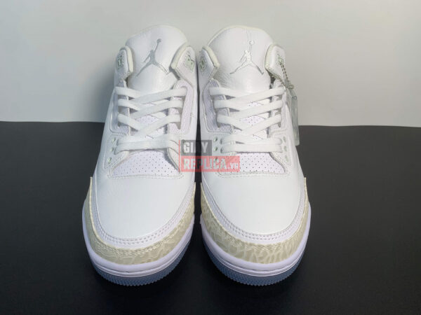 Giày Nike Air Jordan 3 Retro Pure White Like Auth
