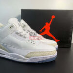 Giày Nike Air Jordan 3 Retro Pure White Like Auth
