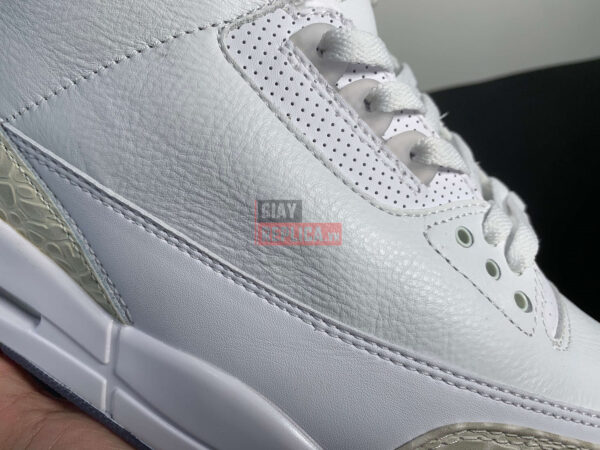 Giày Nike Air Jordan 3 Retro Pure White Like Auth