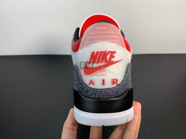 Giày Nike Air Jordan 3 Retro SE Fire Red Denim Like Auth