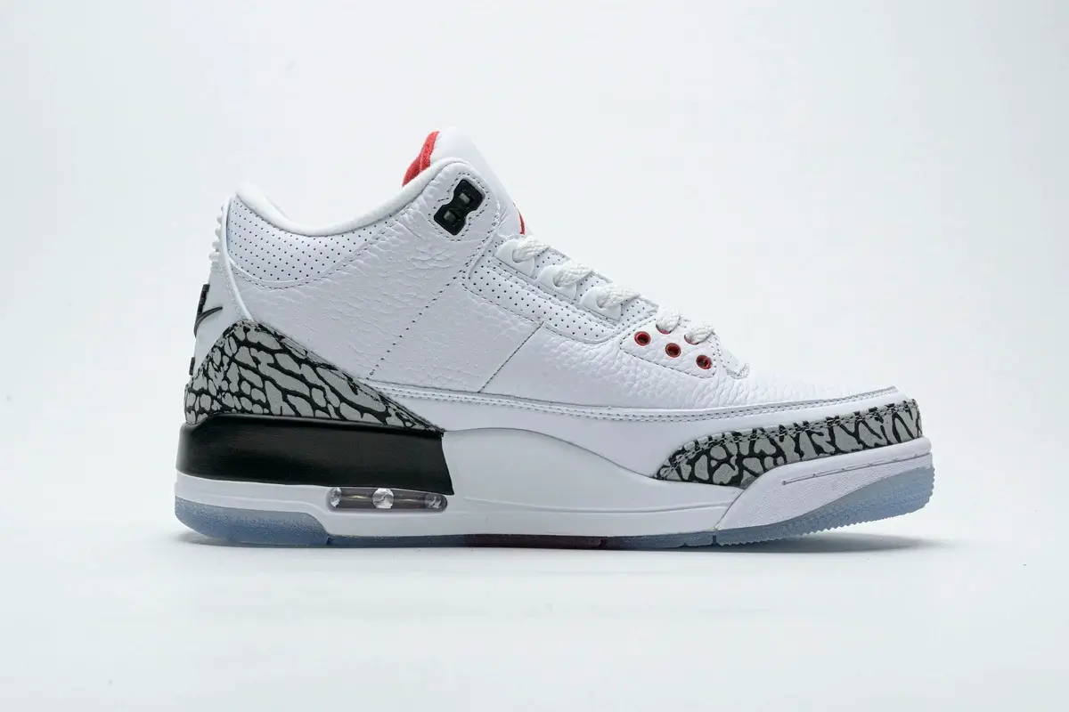 Giày Nike Air Jordan 3 Retro White Cement Like Auth (8)