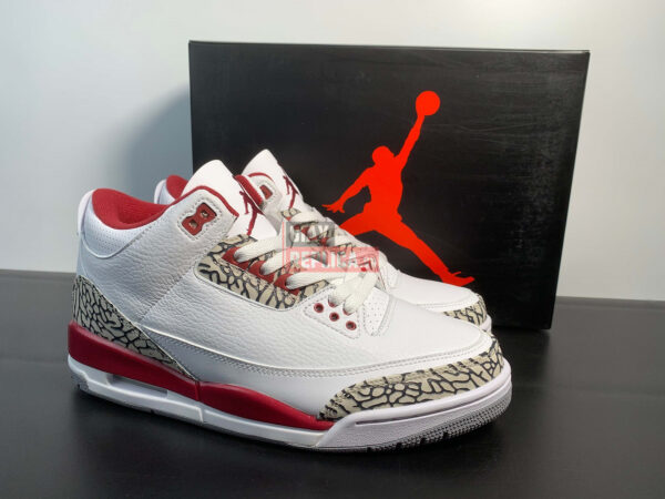 Giày Nike Air Jordan 3 Retro ‘Cardinal Red’ Like Auth