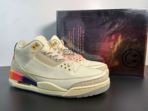 Giày Nike Air Jordan 3 x J Balvin Medellín Sunset Like Auth