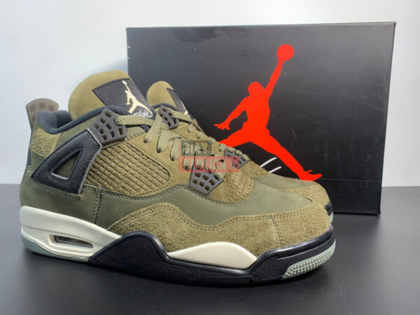 Giày Nike Air Jordan 4 Retro SE Craft Medium Olive