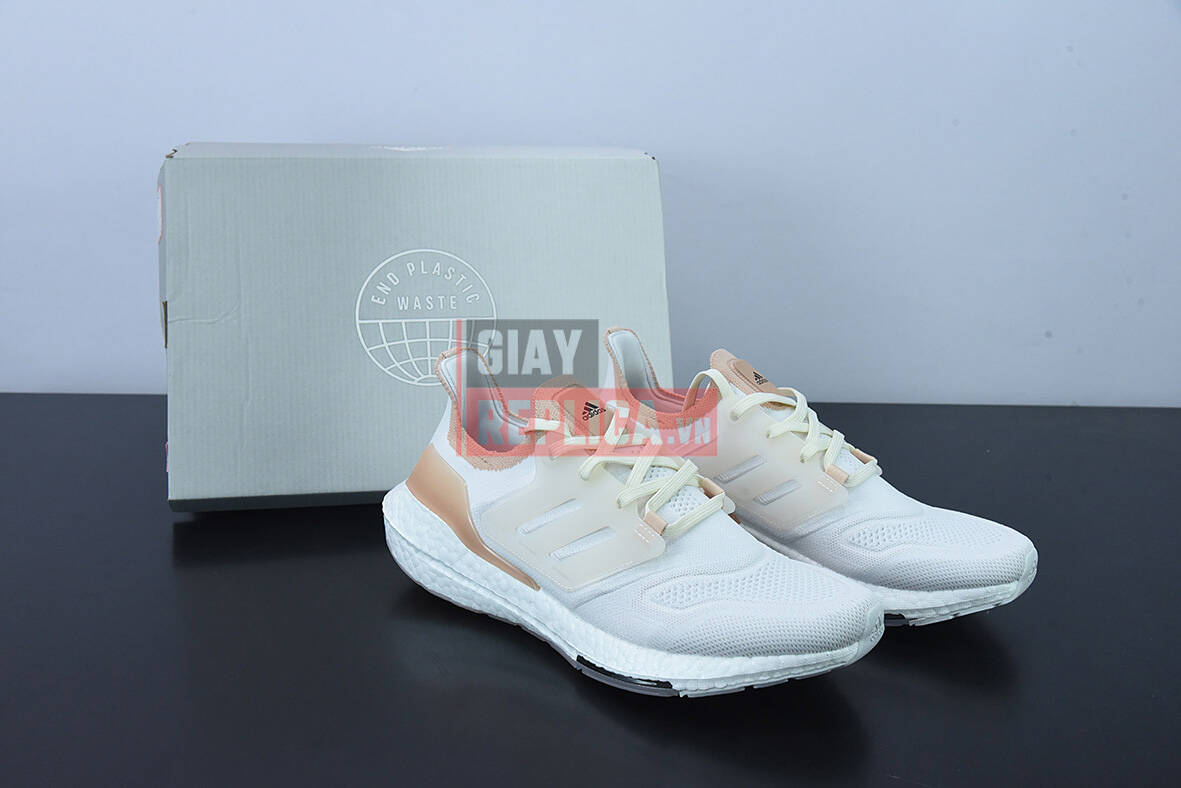 Giày Ultra Boost 22 Made with Nature White Beige GX8072