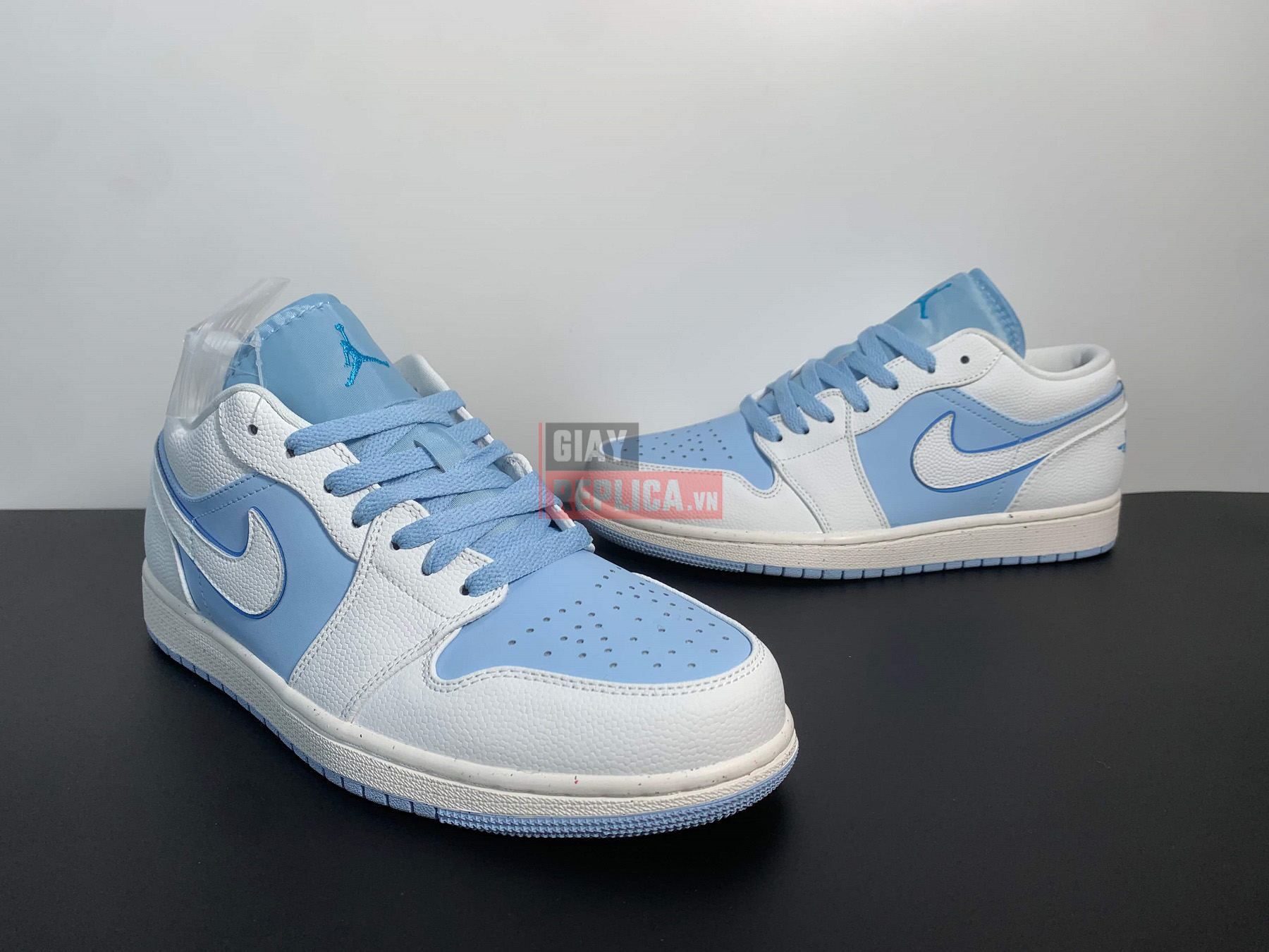 Giày Nike Air Jordan 1 Low Ice Blue Like Auth