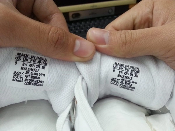 Check mã code trên giày adidas