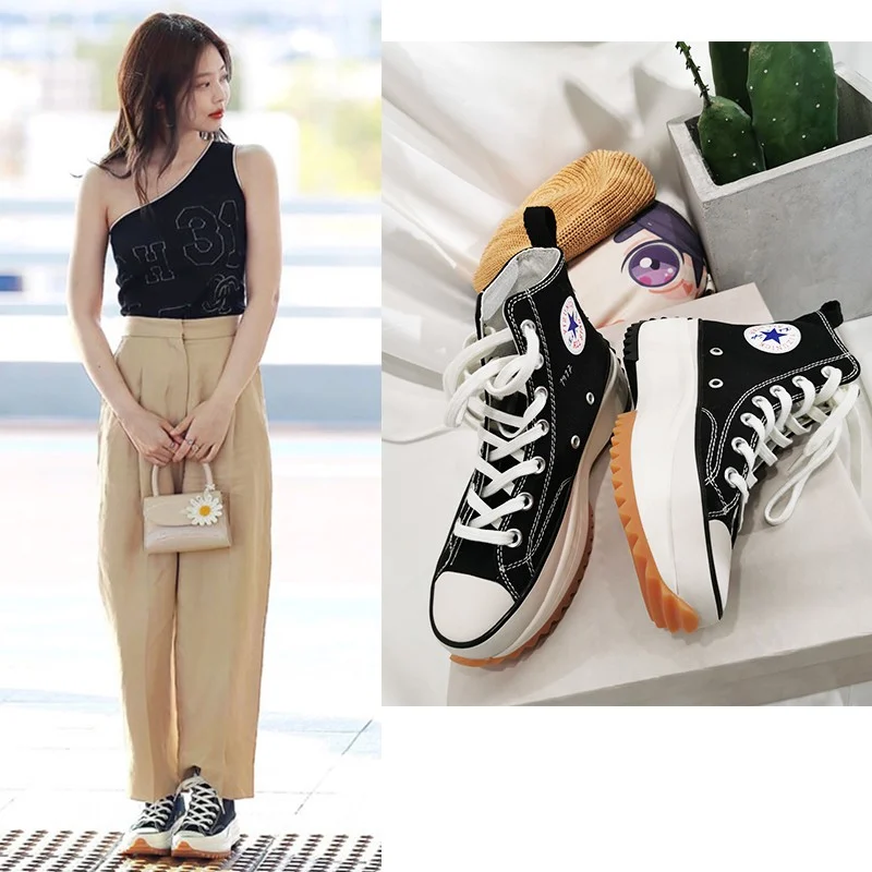 Đế giày Converse “hack” dáng cực đỉnh, giá tốt 3 giày Converse độn đế Run Star Hike Low Top