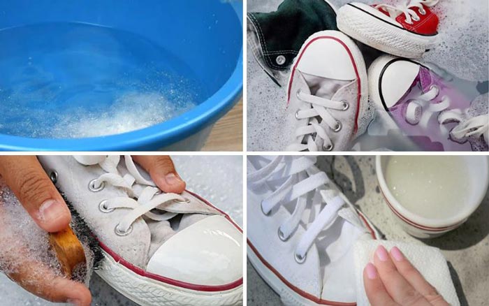 Giày Converse bị phai màu, cách khắc phục đơn giản ngay tại nhà 7 Cách làm sạch vết ố vàng ở giày Converse trắng