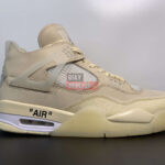 Giày Nike Air Jordan 4 Retro Off-White Sail Like Auth