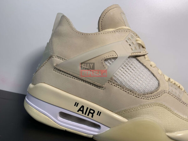 Giày Nike Air Jordan 4 Retro Off-White Sail Like Auth