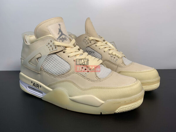 Giày Nike Air Jordan 4 Retro Off-White Sail Like Auth