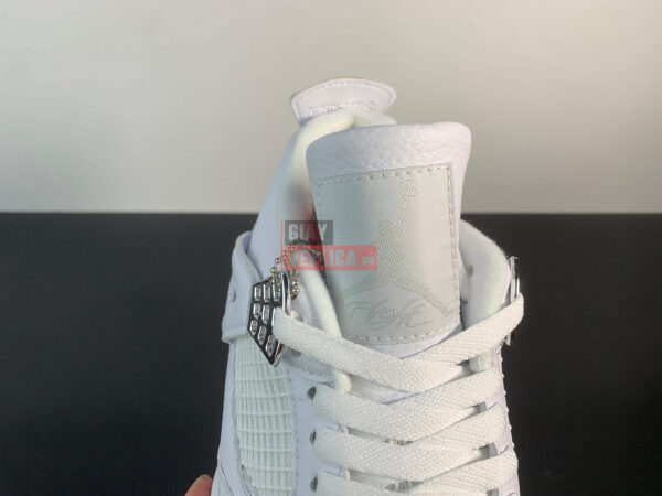 Giày Nike Air Jordan 4 Retro Pure Money (full trắng) Like Auth