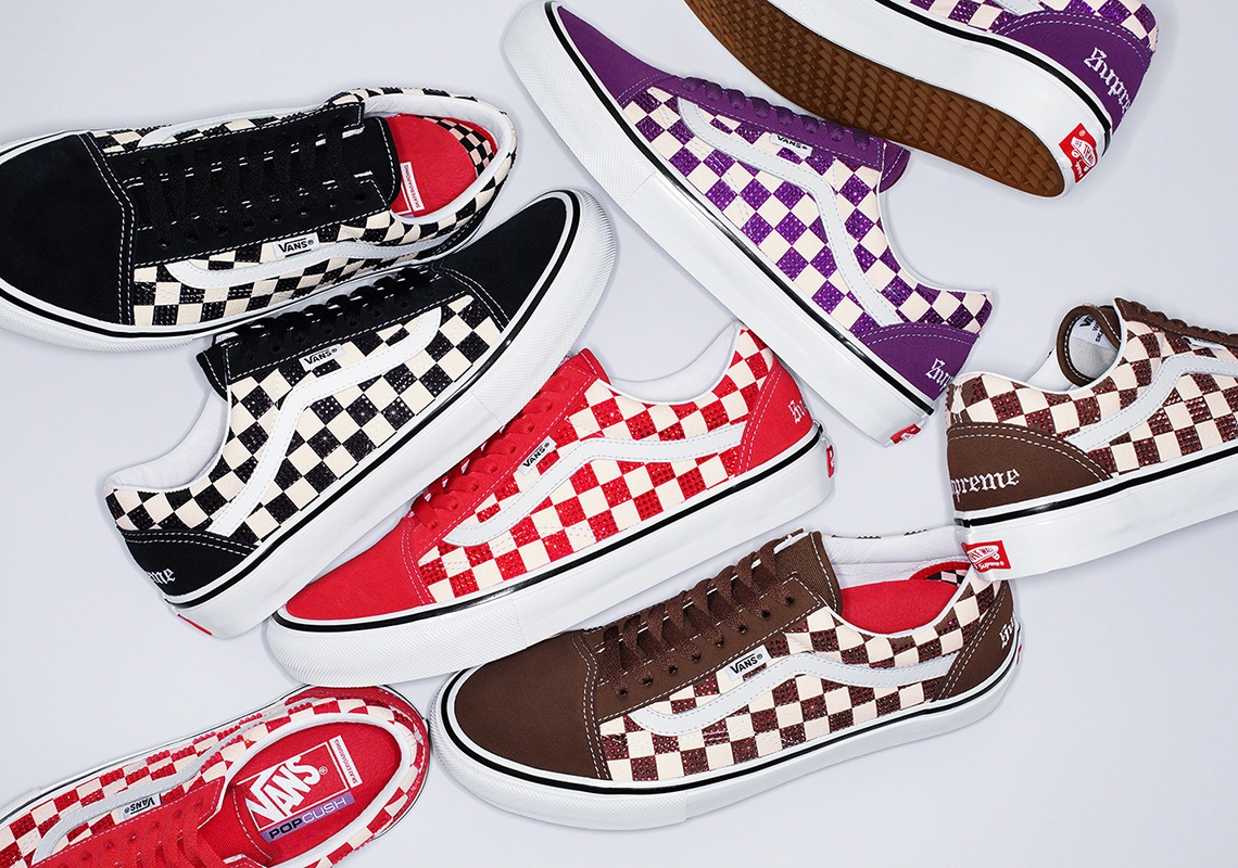 BST các loại giày Vans đáng mua nhất hiện nay 9 Swarovski Supreme Vans