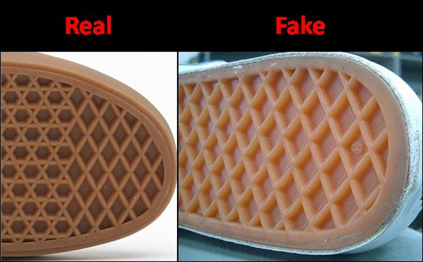 Check giày Vans thật giả, chính xác 100% - Giayreplica.vn 8 kiểm tra đế giày