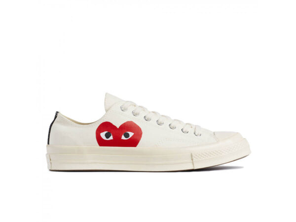 Giày Converse Trái Tim CDG trắng cổ thấp Like Auth