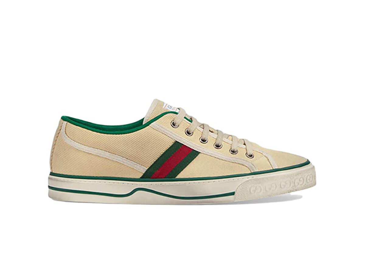 Giày Gucci Tennis 1977 Butter Cotton Like Auth