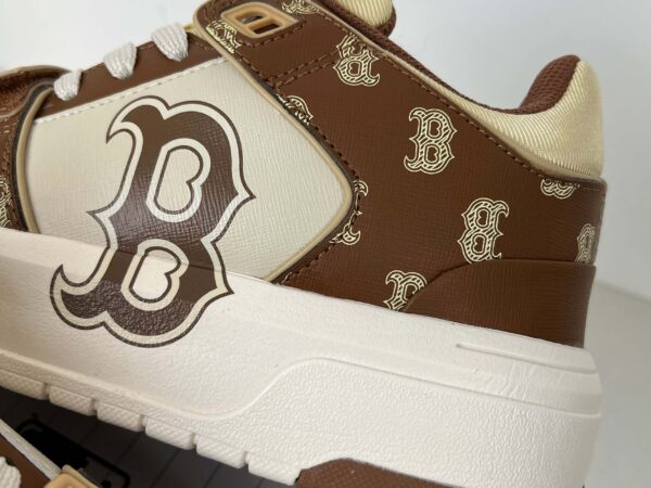 Giày MLB Chunky Liner Mid Boston Monogram Brown Like Auth