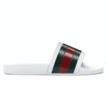 Dép Gucci Pursuit Pool Slides White Like Auth