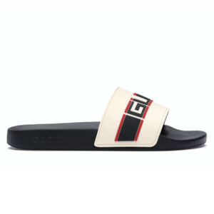 Dép Gucci Stripe Slide White Like Auth