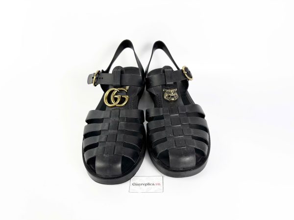 Dép Rọ Gucci mặt Hổ GG Vàng Nam Nữ (3)