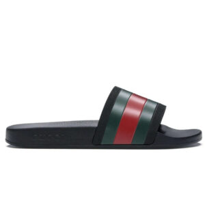 Dép Gucci Rubber Slides Red Green Like Auth