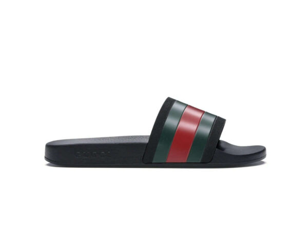 Dép Gucci Rubber Slides Red Green Like Auth