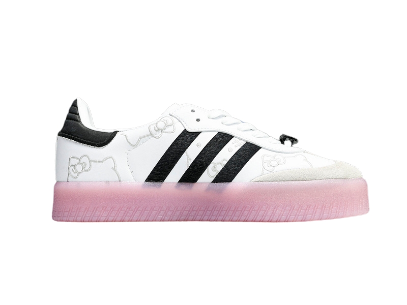 Giày Adidas Sambae x Hello Kitty ‘White Black Clear Pink’ 1 Giày Adidas Sambae x Hello Kitty ‘White Black Clear Pink’