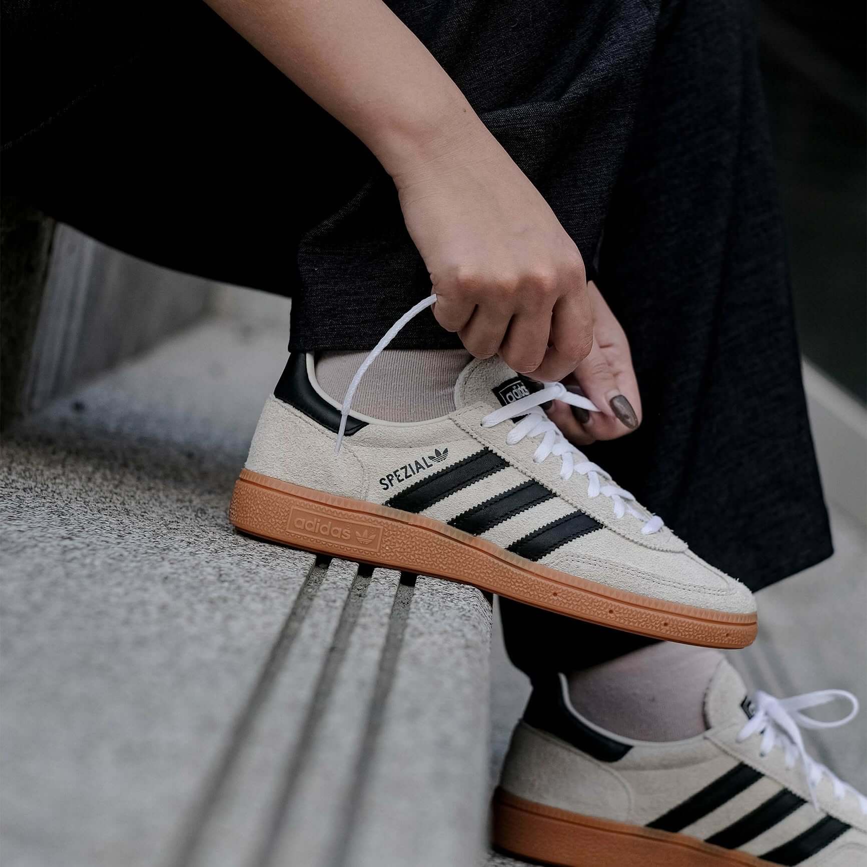 Giày Adidas Handball Spezial ‘Aluminium’ Da Thật 99% Auth 1 Giày Adidas Handball Spezial Aluminium