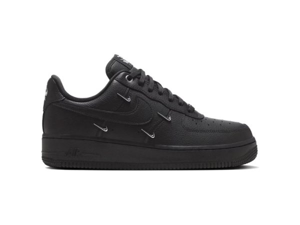 giay-nike-air-force-1-low-black-silver-mini-swoosh
