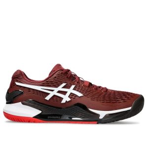 Giày Tennis Asics Gel Resolution 9 Antique ‘Red White’ Like Auth