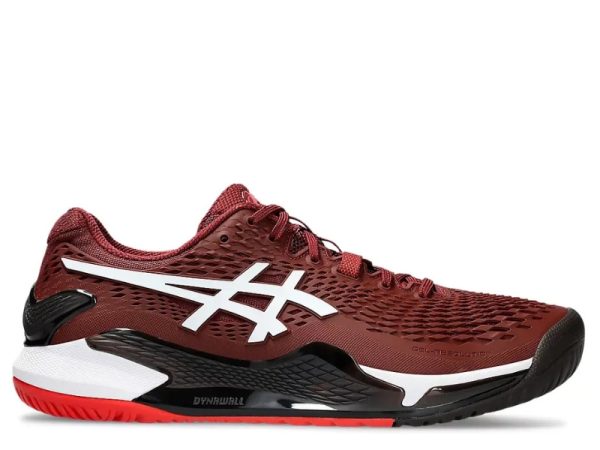 Giày Tennis Asics Gel Resolution 9 Antique ‘Red White’ Like Auth