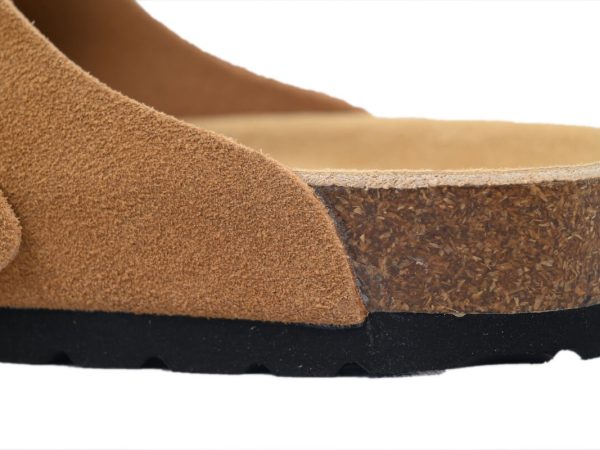 Dép Birkenstock Boston Soft Footbed Suede Mink Màu Nâu