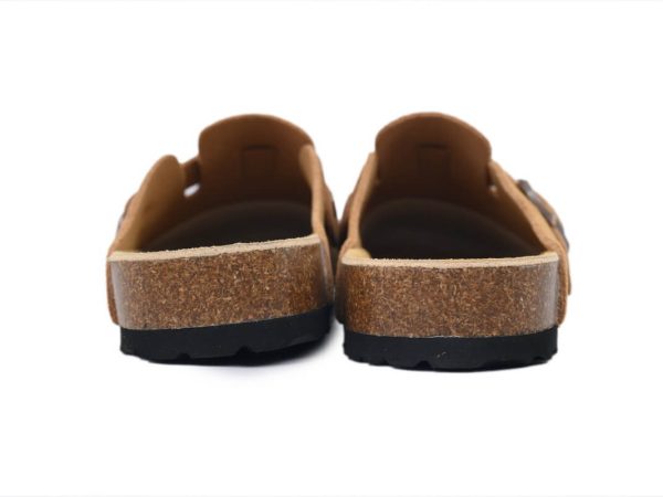 Dép Birkenstock Boston Soft Footbed Suede Mink Màu Nâu